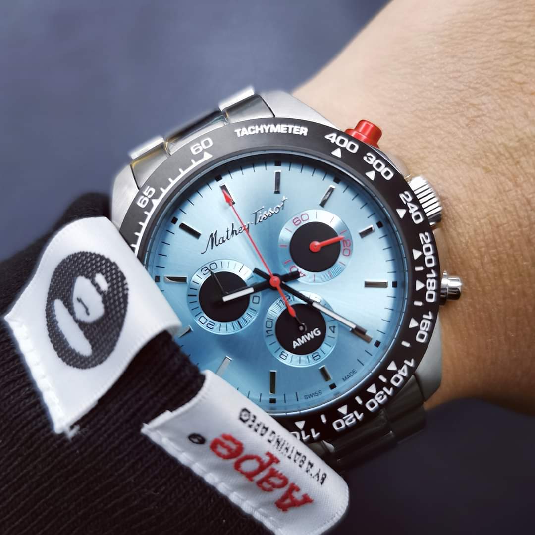 Mathey Tissot x AMWG Ice Blue Chronograph AMWG Online Store